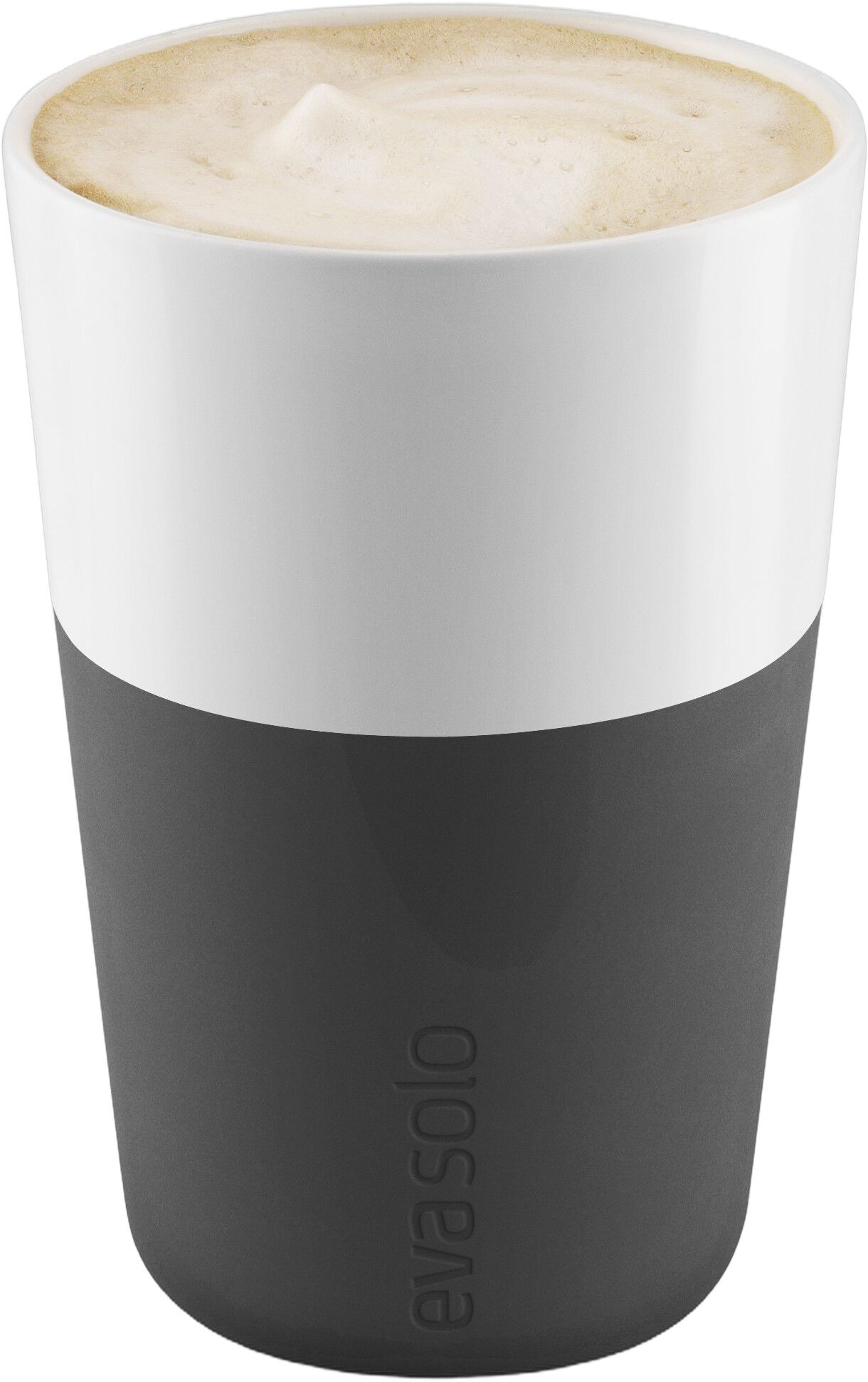2 Cafe Latte-mugg svart