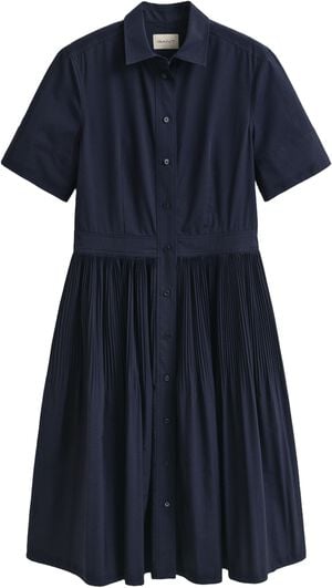 CTN PLEATED SS SHIRT DRESS