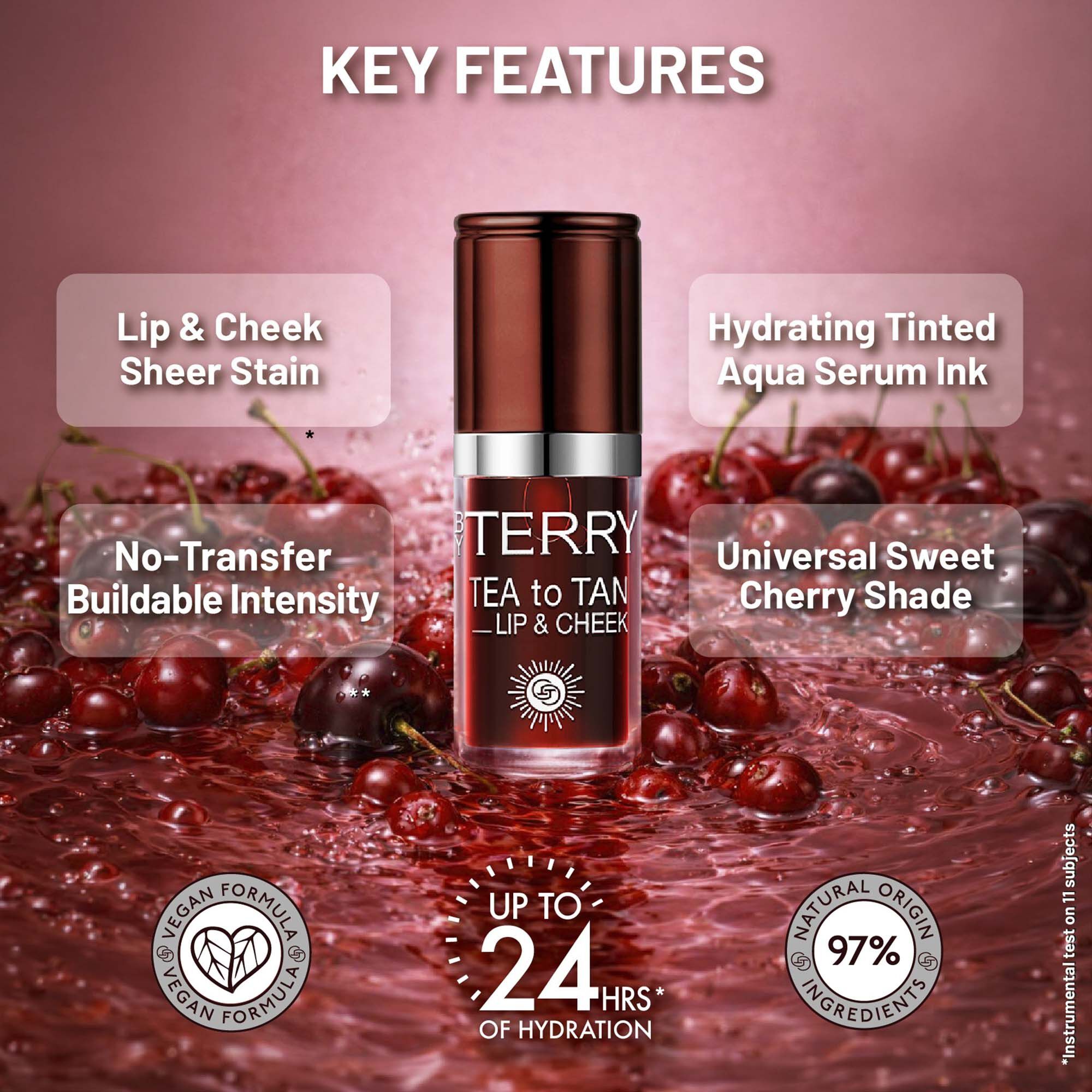 Tea to Tan Lip o Cheek sweet cherry