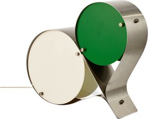 Coppia Table Lamp, Steel, EU (Base: Bronze Steel, Shade: Ivory & Clove