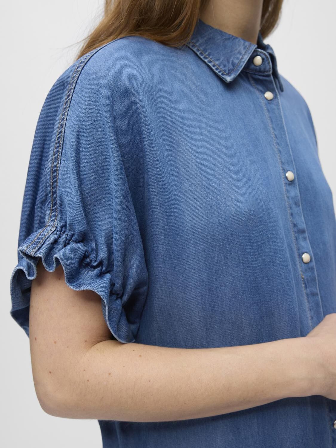 OBJFRAME TIANA 2/4 LO DENIM DRESS D