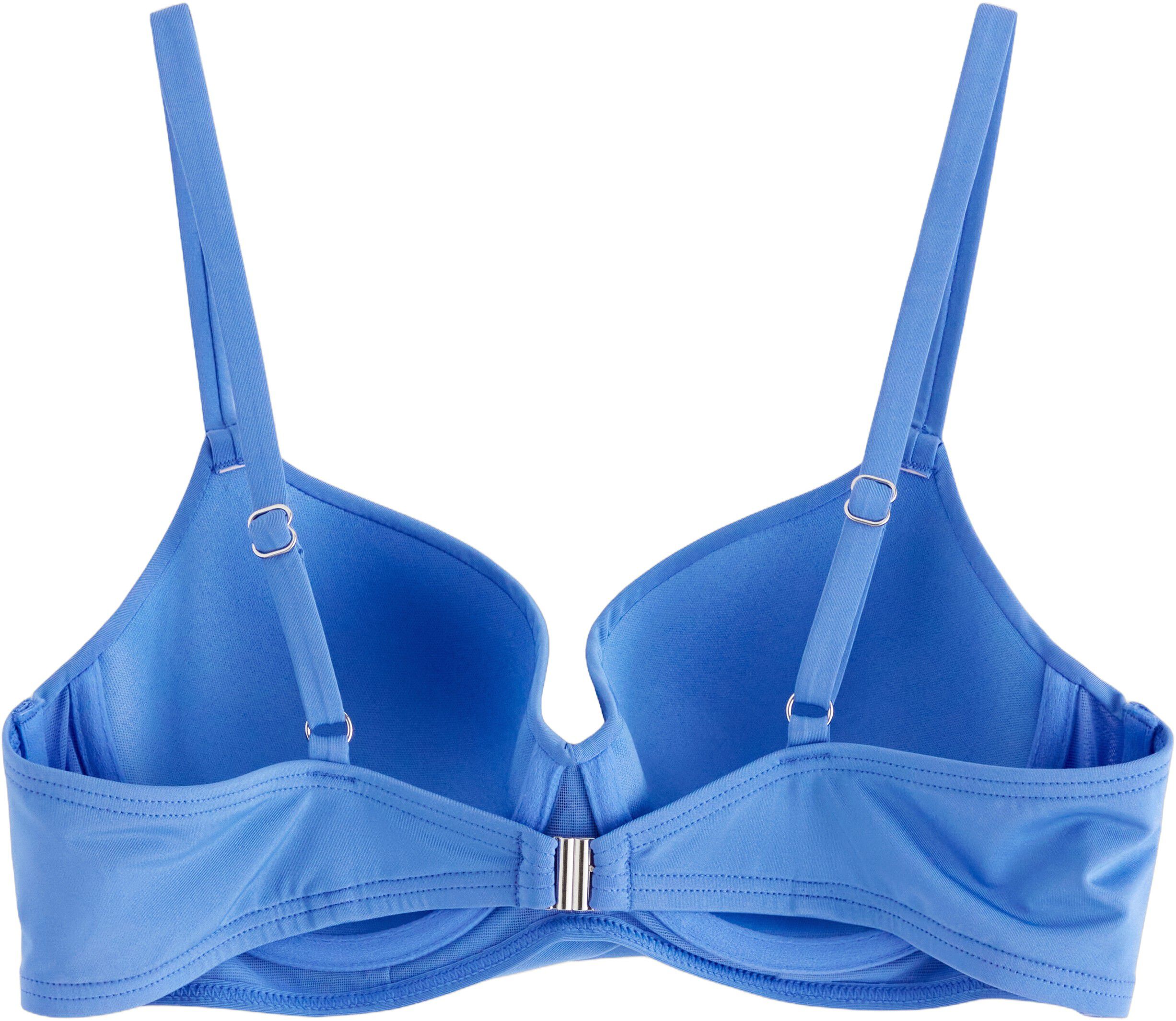 Sleek bikini bra with padded cups a