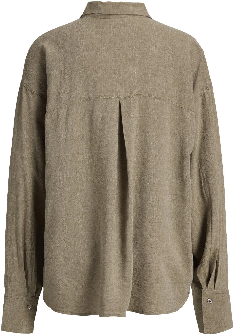 Jxalmira Linen Blend Ls Shirt Wvn Ln