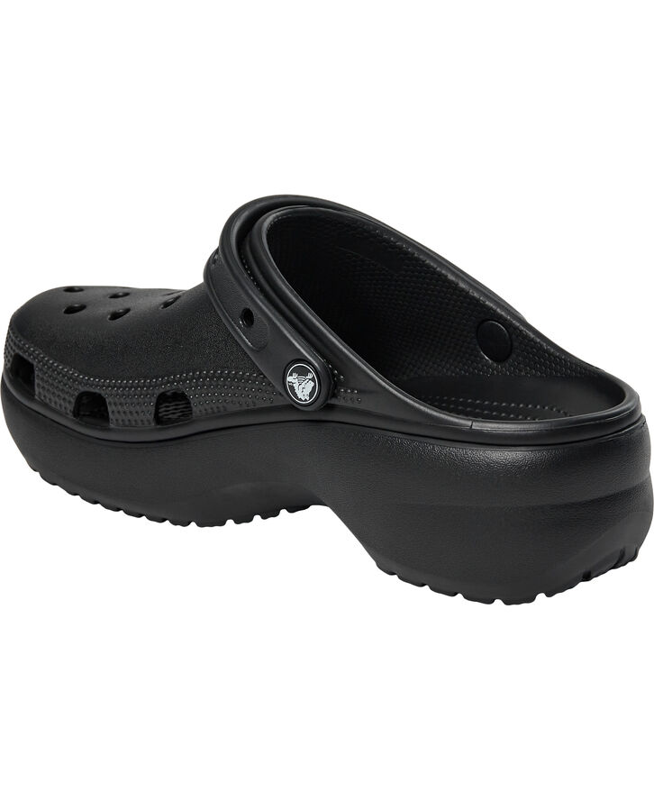 Classic Platform Clog W Blk