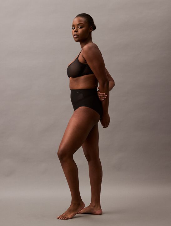 SCULPTED FIRM MESH BRIEF