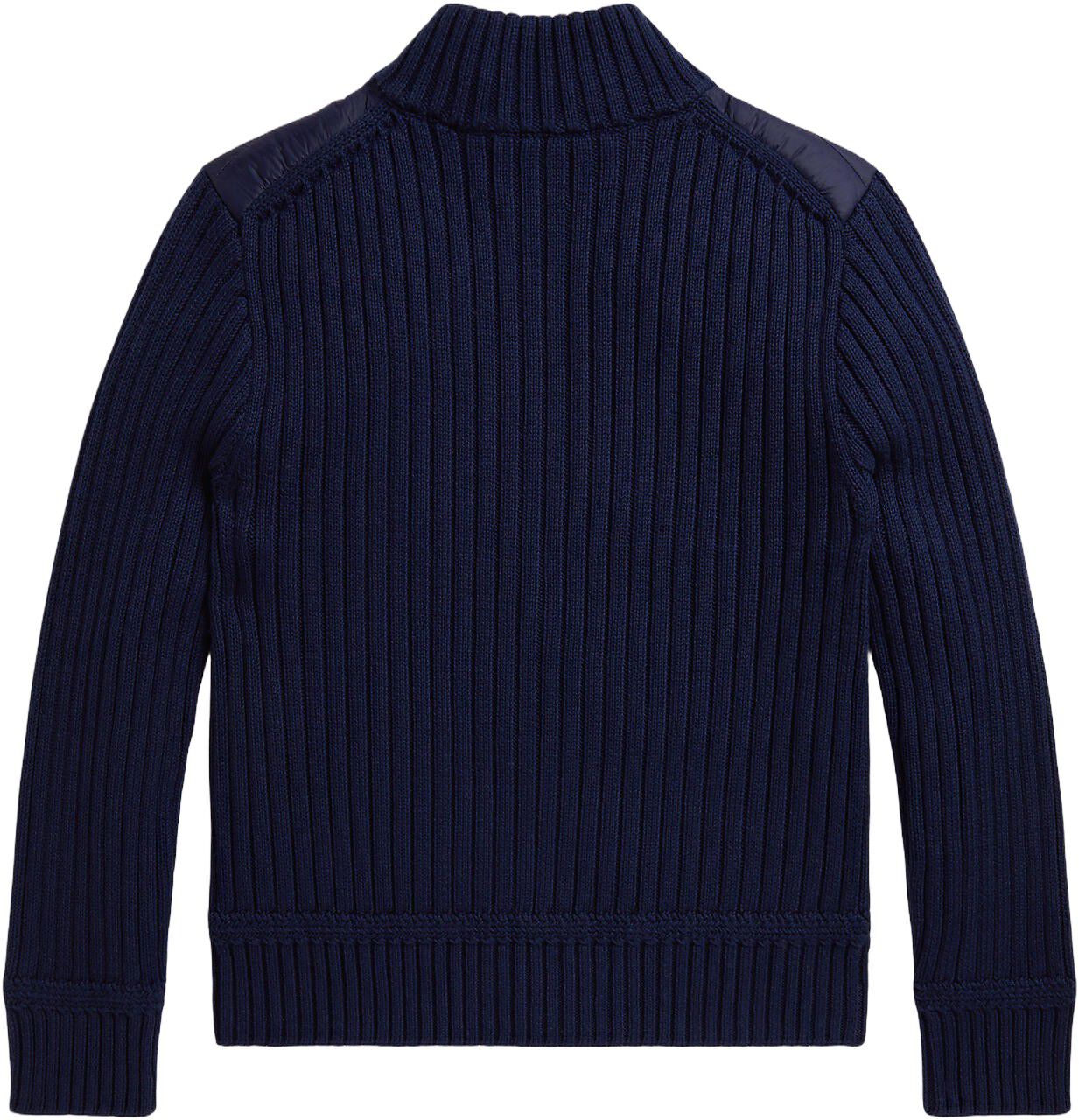 3/16 COTTON WOOL-SWEATER-FULL ZIP