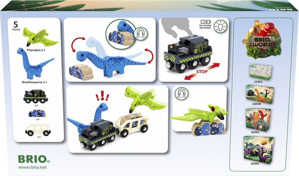 Brio Dino batteri Tog