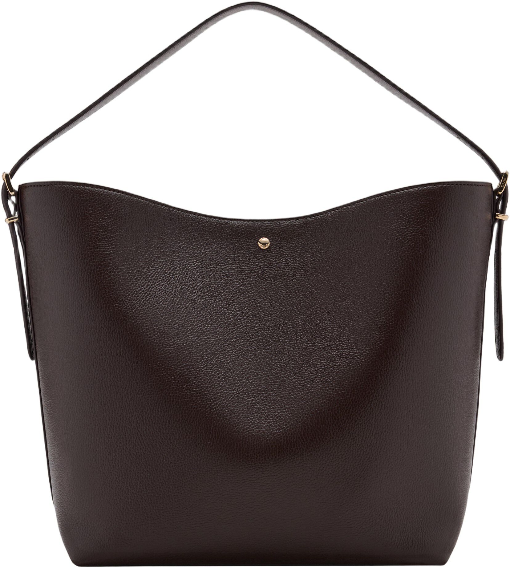 Bucket bag with buckle
