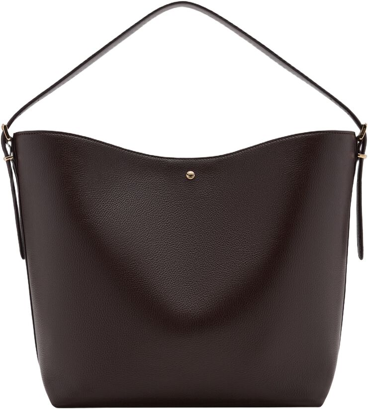 Bucket bag with buckle