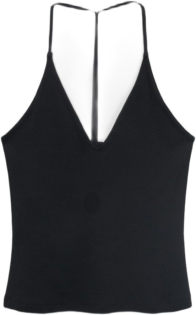 Open-back cotton top