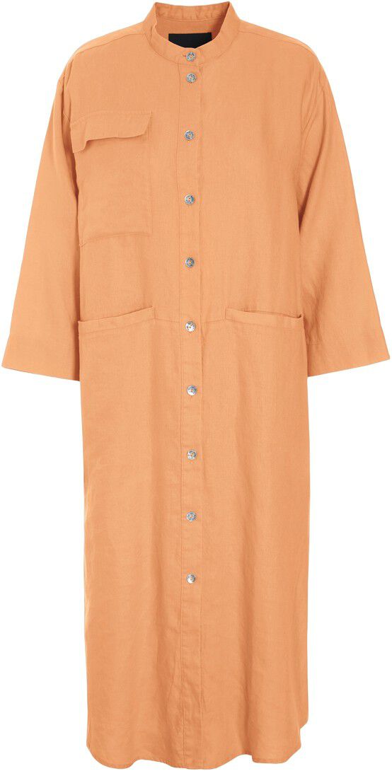 Lazy linen skjortekjole