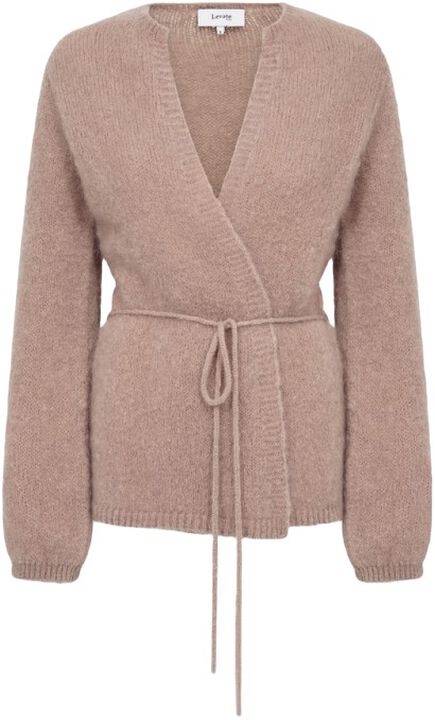 LR-NOREEN 7 Cardigan Lys brun