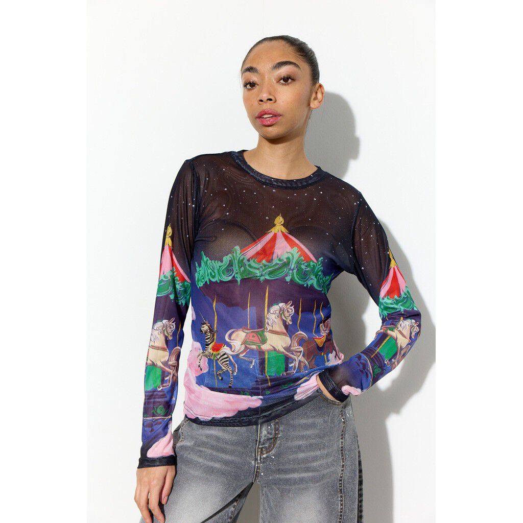 Calista Mesh Blouse