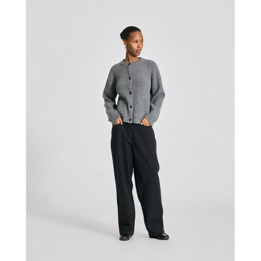 Augusta L/S Cardigan Lambswool Knit