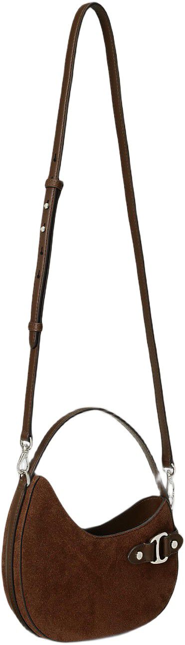 Suede Small Tasha Crossbody Bag