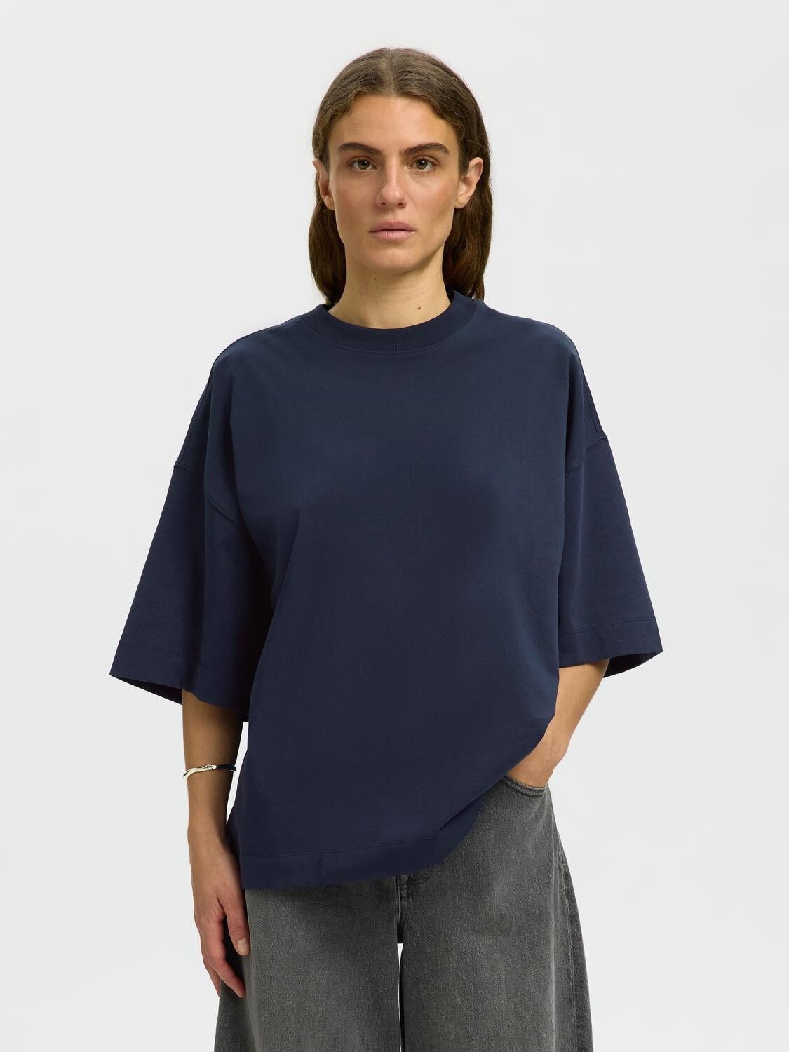 Slwcolwoman 2/4 Oversized Tee Noos
