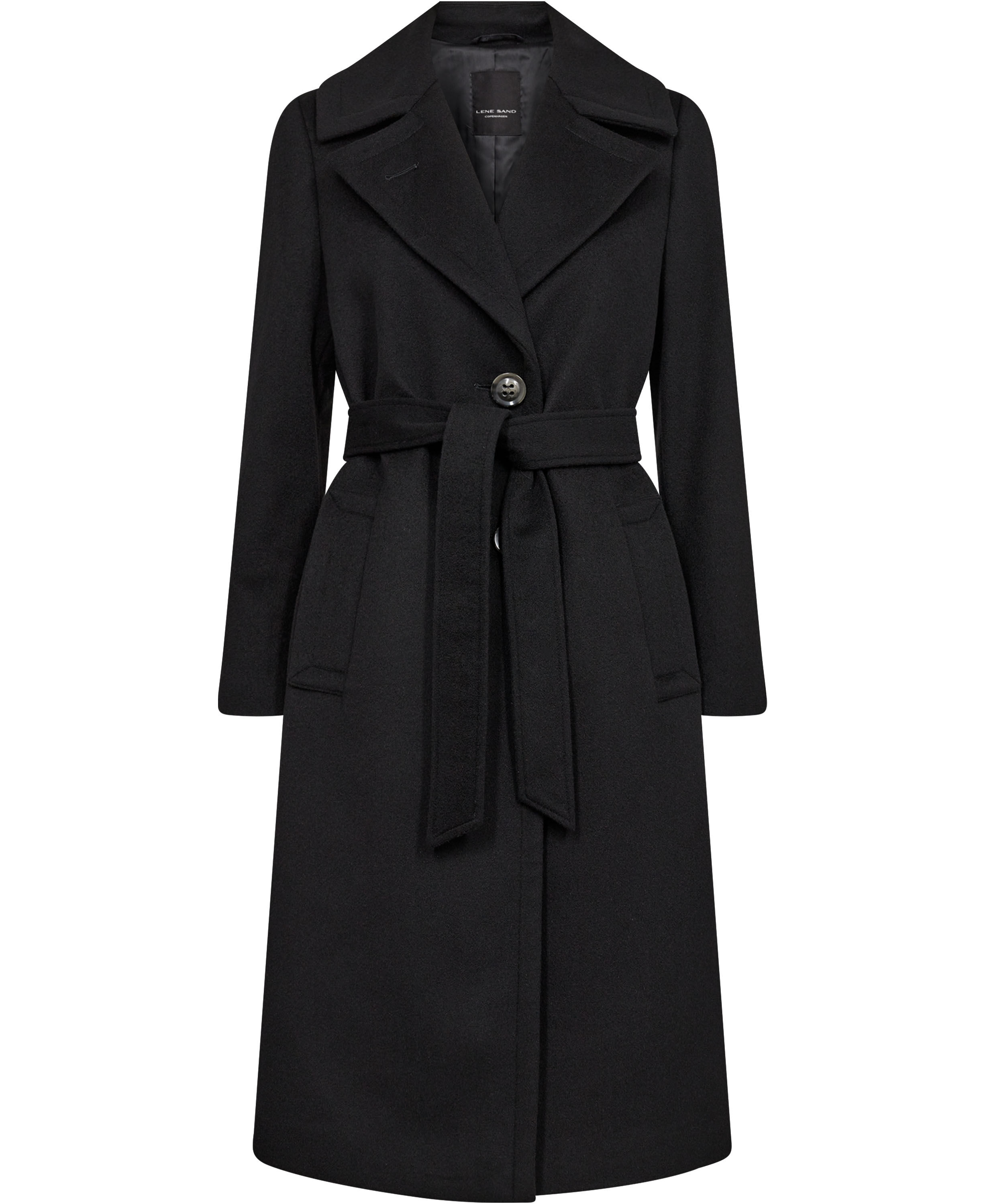 Cashmere Coat W - Clareta Belt Midi