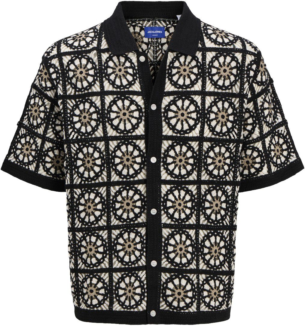 JORCARTAGENA CROCHET KNIT POLO