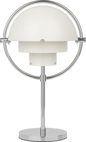 Multi-Lite Portable Lamp, EU (Base: Chrome, Shade: White Semi Matt)
