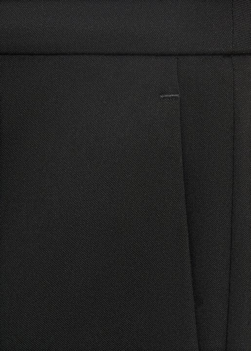 Straight-cut crop trousers