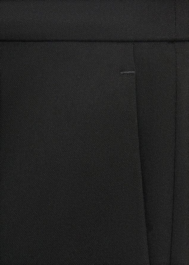 Straight-cut crop trousers