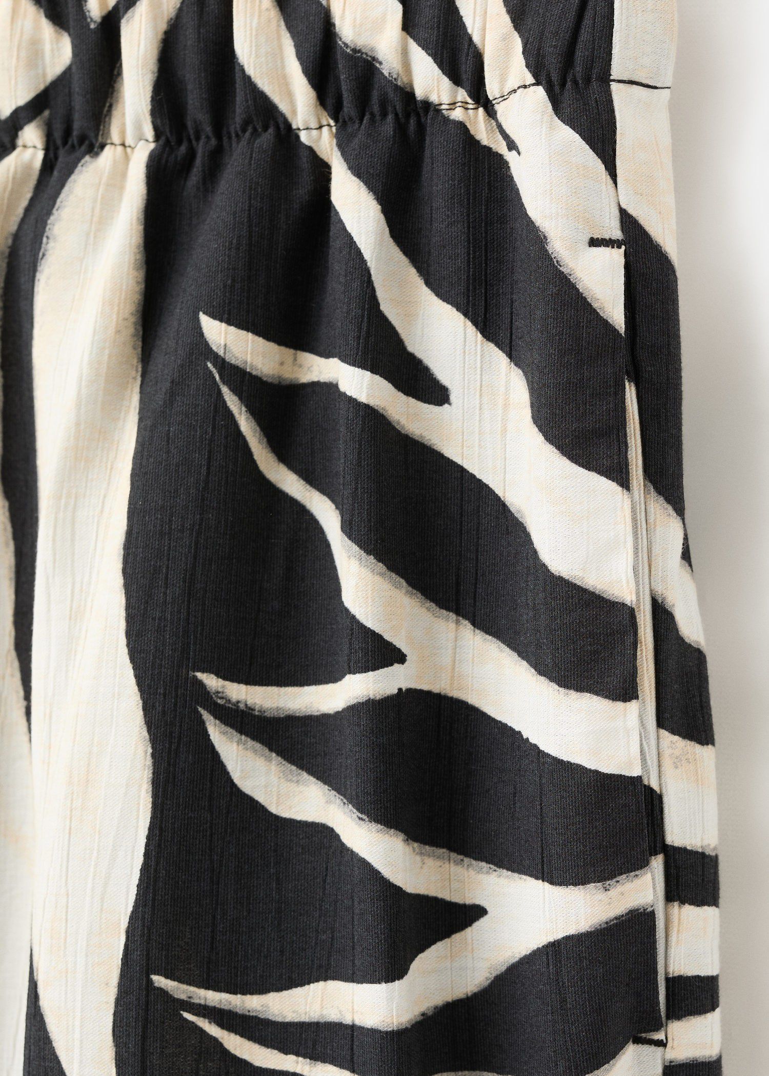 Tropical print trousers