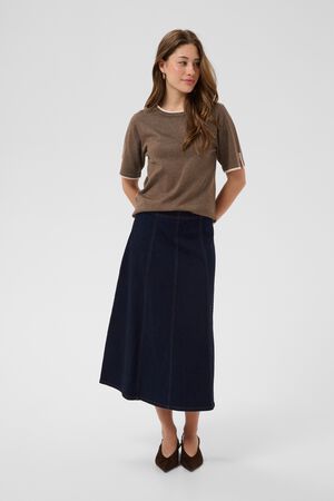 MilaSZ Contrast Stripe SS Pullover