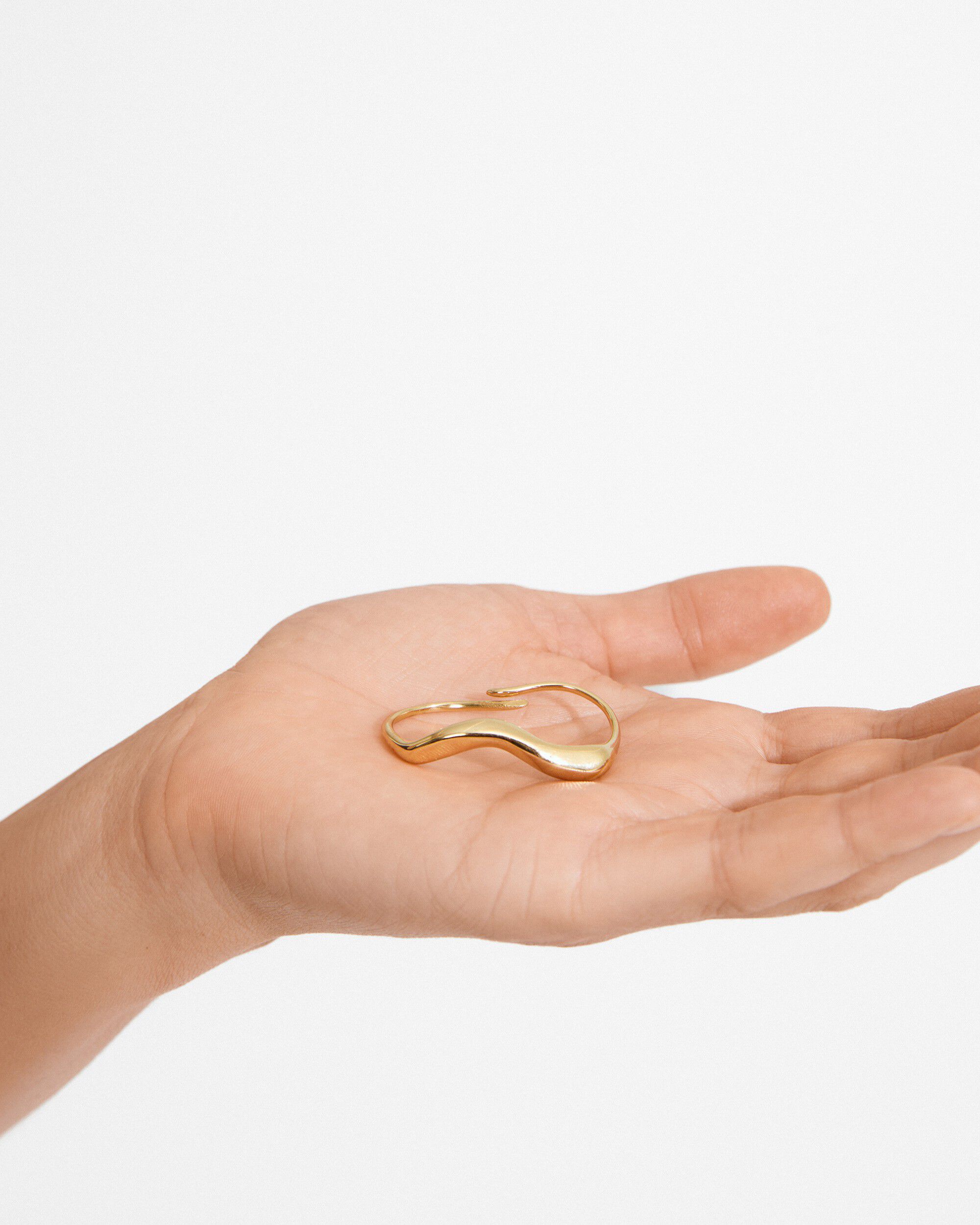 EVON double ring gold-plated