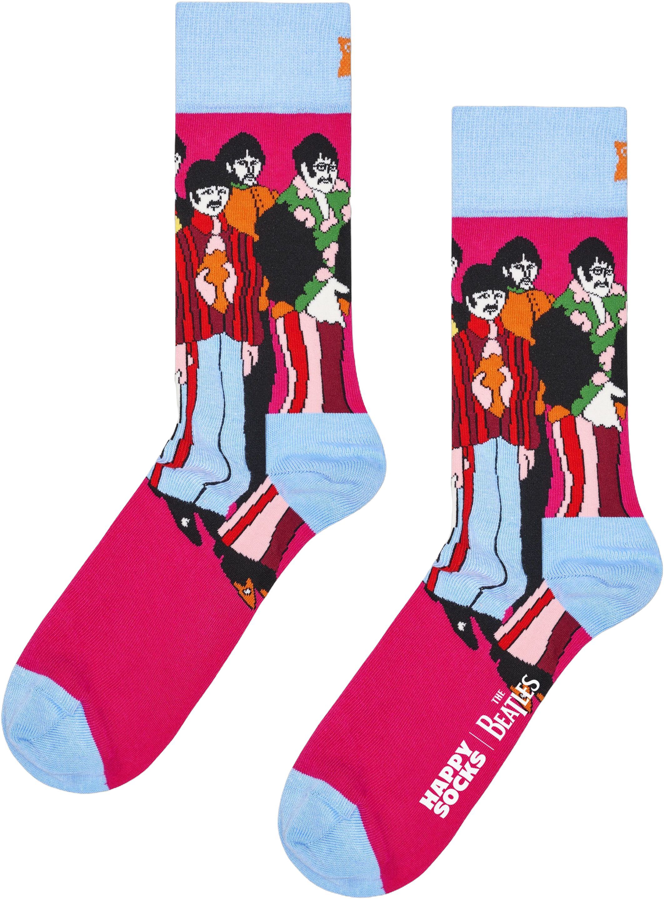 The Beatles Band Poses Sock