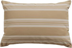 Fossflakes utomhuskudde 40x60 cm. Beige randig