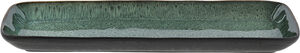 Serveringsfat rektangulärt 38 x 14 cm Svart/Grön