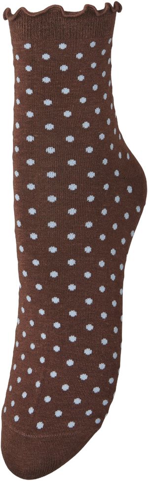 Dotted Frilla Short Sock