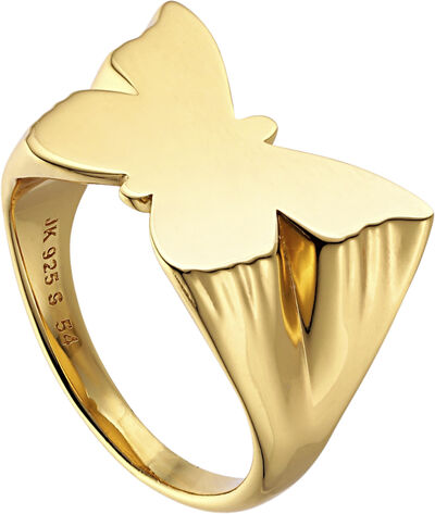 Butterfly Signet ring