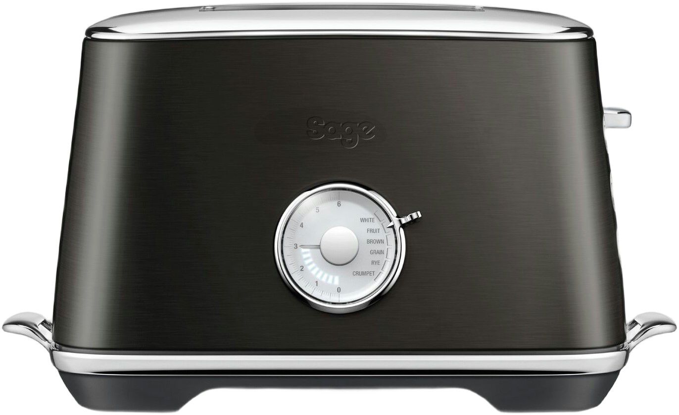 SAGE LUXE TOASTER SORT ST&Aring;L