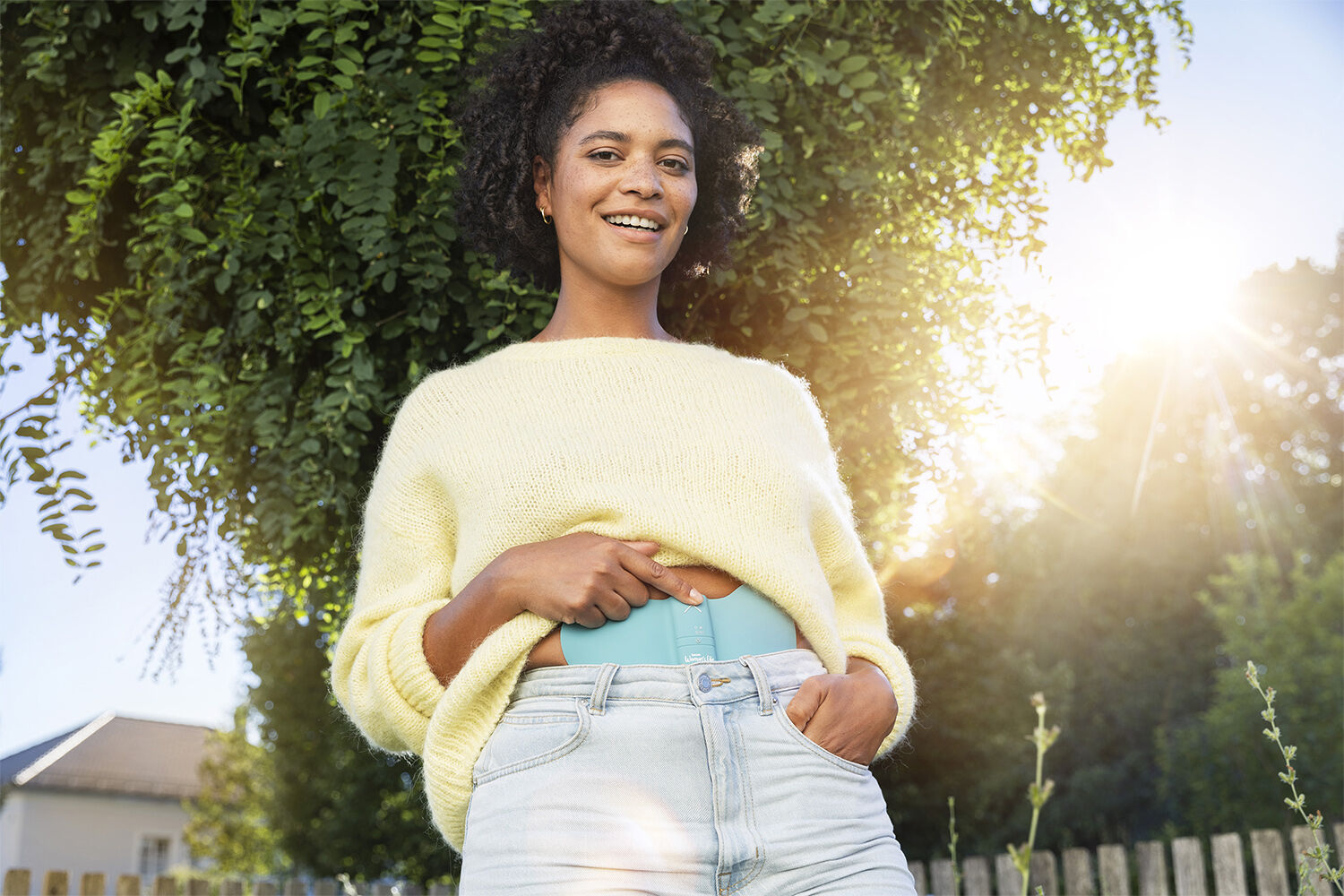 EM 55 Menstrual Relax + TENS och v&auml;rmekuddar