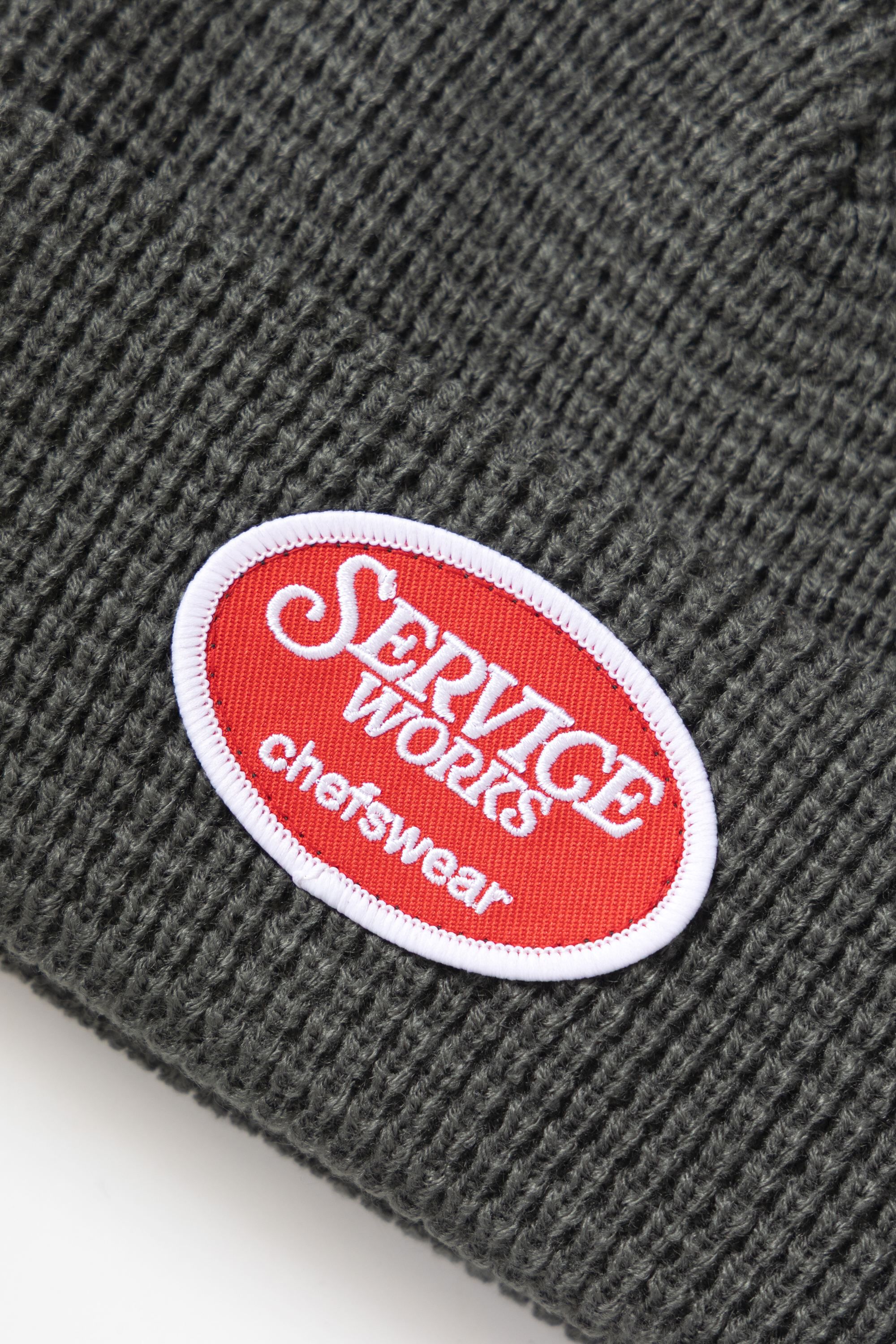 WAFFLE PATCH BEANIE