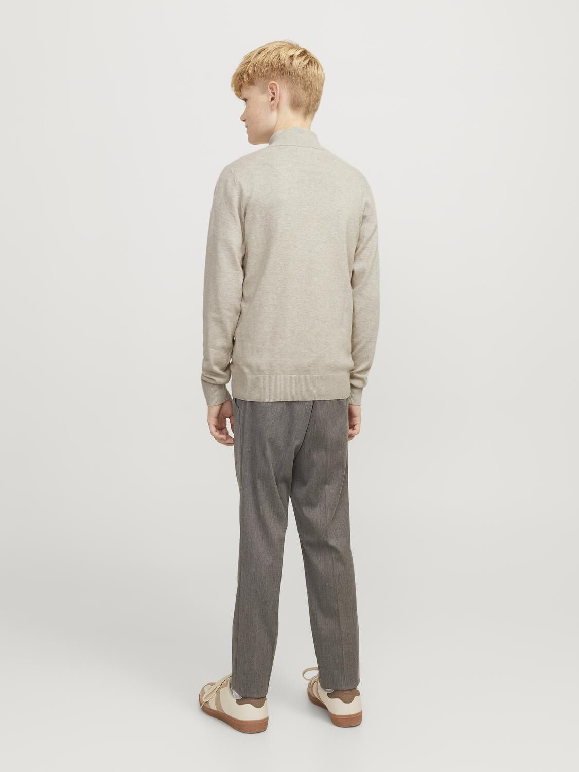 JJEEMIL KNIT HALF ZIP NOOS JNR