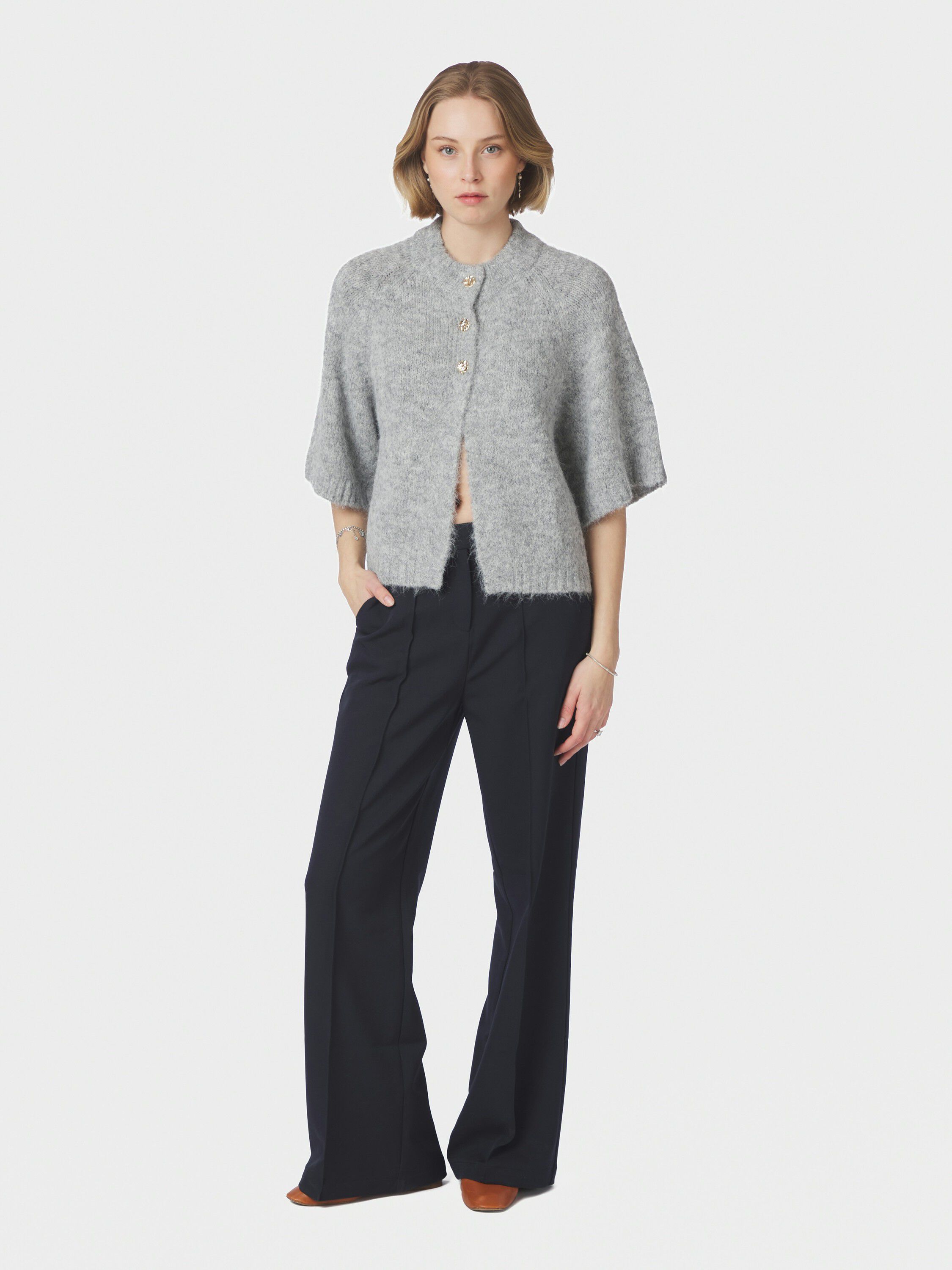 Benuta Fluffy Knit Cardigan