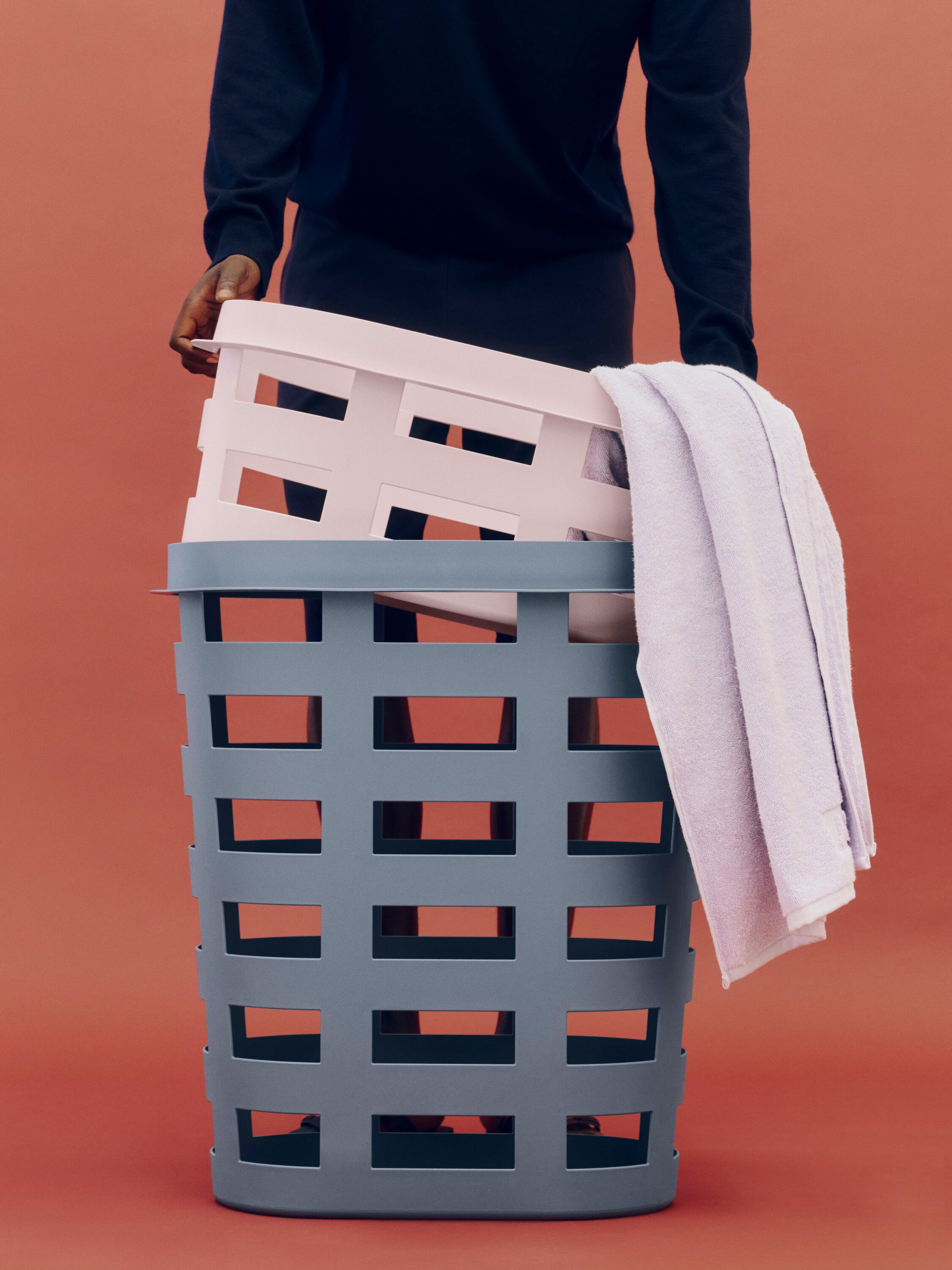 Basket Recycled-Small-Pink