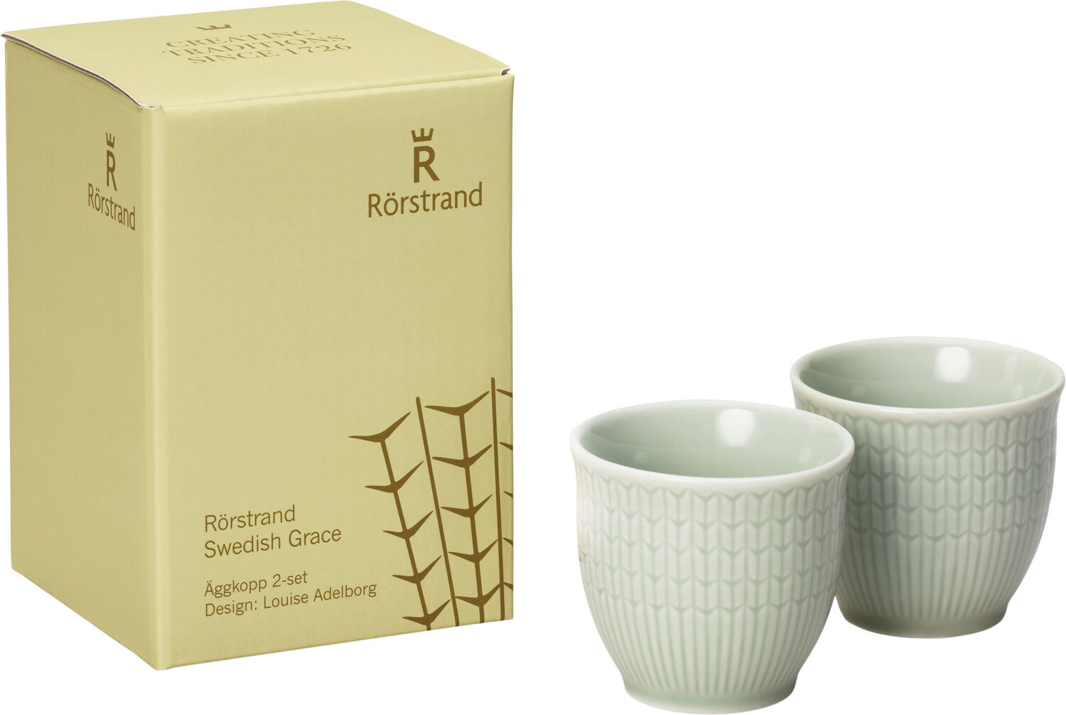 Swedish Grace &AElig;ggeb&aelig;ger 4 cl Enggr&oslash;n 2 styk