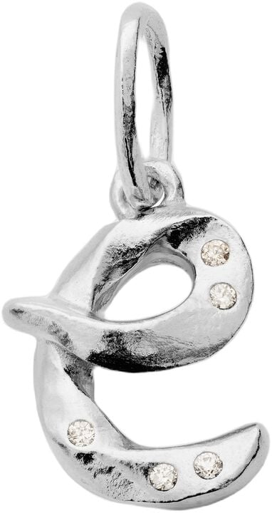 Alphabet Pendant Silver
