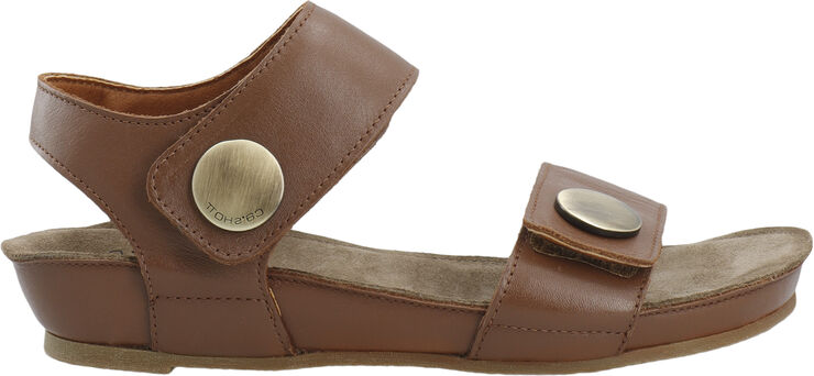 CASAVA Button Sandal Leather