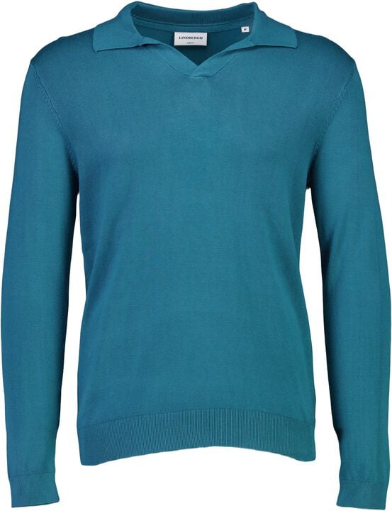 Ecovero L/S v-neck polo