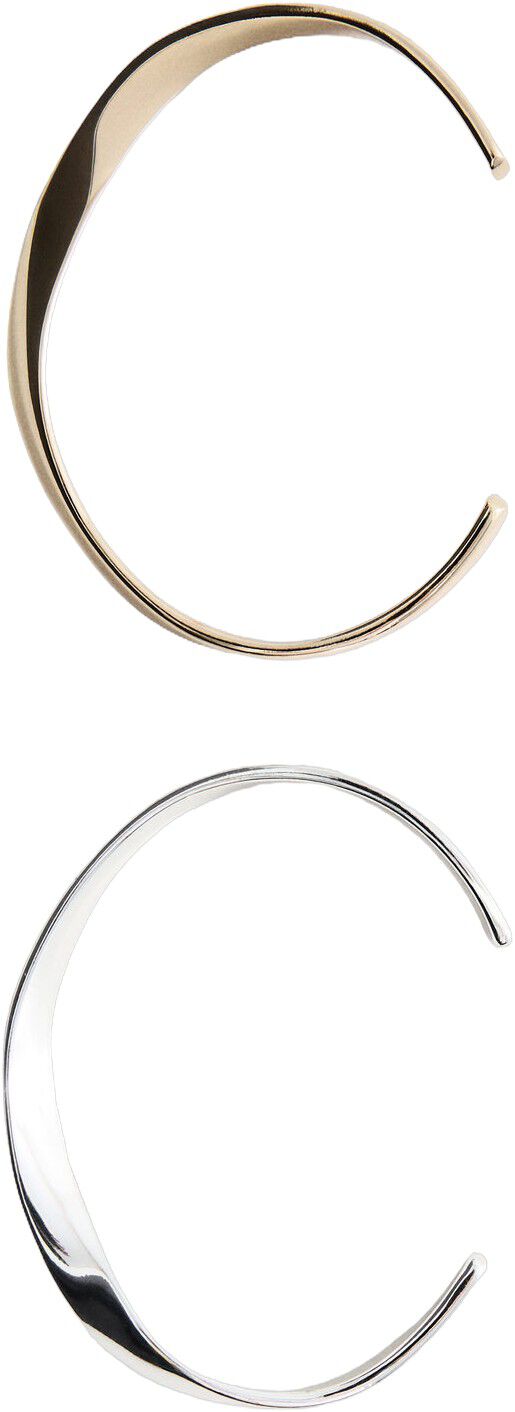 Fine rigid bangle