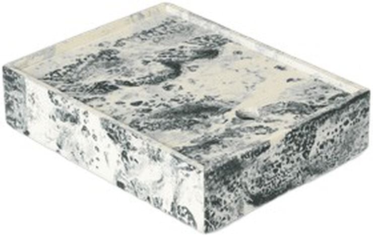 Mist Box - 15 x 20 - Emerald Off-white