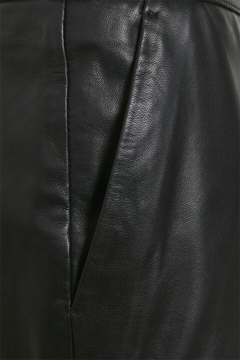 CUberta Leather Skirt
