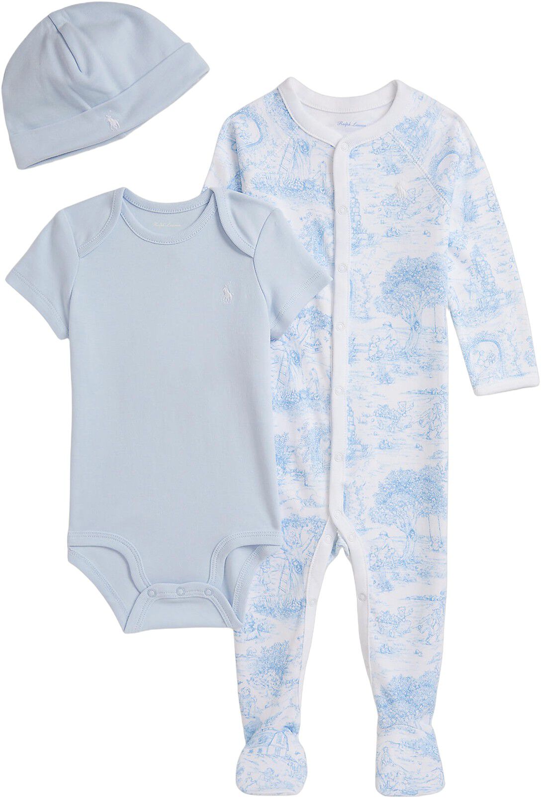 Toile Cotton 3-Piece Gift Set