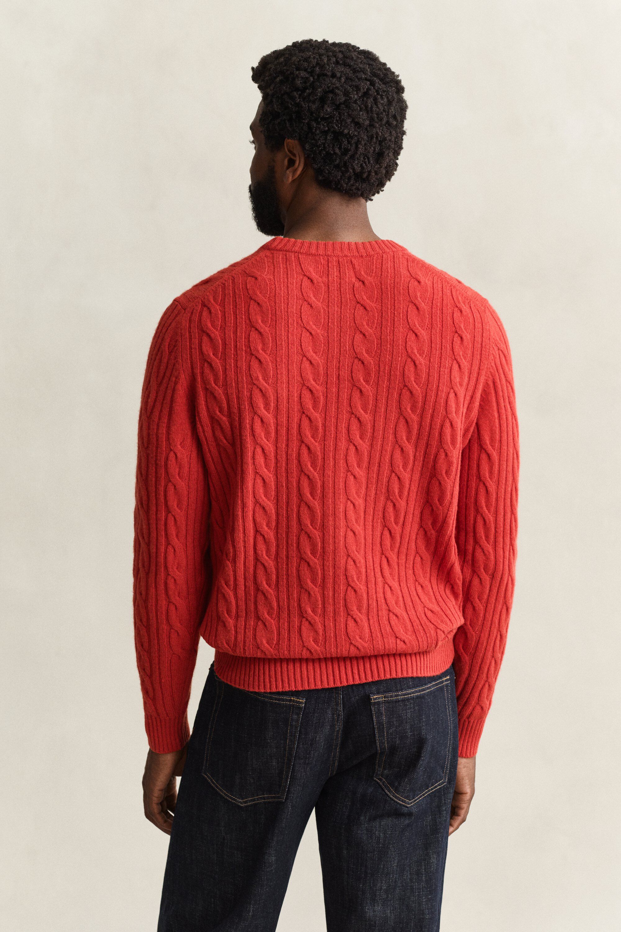 LAMBSWOOL CABLE C-NECK