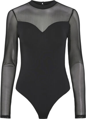 PCMILLY LS MESH BODYSTOCKING NOOS