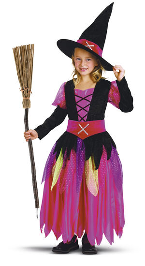 RIO PINK LUX HEKSmHAT 140LUX KJOLE INCL HAT-BÆLTE